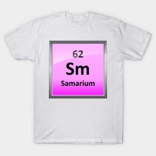 Samarium Element Symbol - Periodic Table T-Shirt